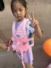 JEEP兒童救生衣小孩浮力背心馬甲游泳水上游玩漂流浮潛衣 蕊粉 M 曬單實拍圖