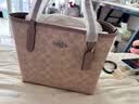 蔻馳（COACH）【品牌直供】女士CITY23小號手提單肩托特包CU759奶茶色逛街禮物 曬單實拍圖