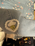 皇室童緣女童花朵刺繡牛仔短褲26夏款可愛花邊愛心寬松童裝褲子中大童 曬單實拍圖