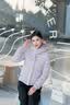 高梵黑金鵝絨服黑金排骨系列經典排骨服2026新款短款女士羽絨服 粉金6號 M 曬單實拍圖