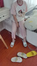 云想衣兒童睡衣春夏季透氣莫代爾田園夏日小羊女童睡衣可外穿家居服16碼 曬單實拍圖