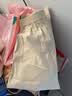 拉夏貝爾冰絲棉麻窄版直筒女夏季薄款高腰寬松顯瘦通勤百搭九分褲 杏色 L 曬單實拍圖