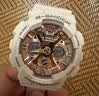 卡西歐（CASIO） G-SHOCK GIRLS GMA-S120系列運動女士手表防水防震【七夕禮物】 GMA-S120MF-4APR-200米防水 曬單實拍圖