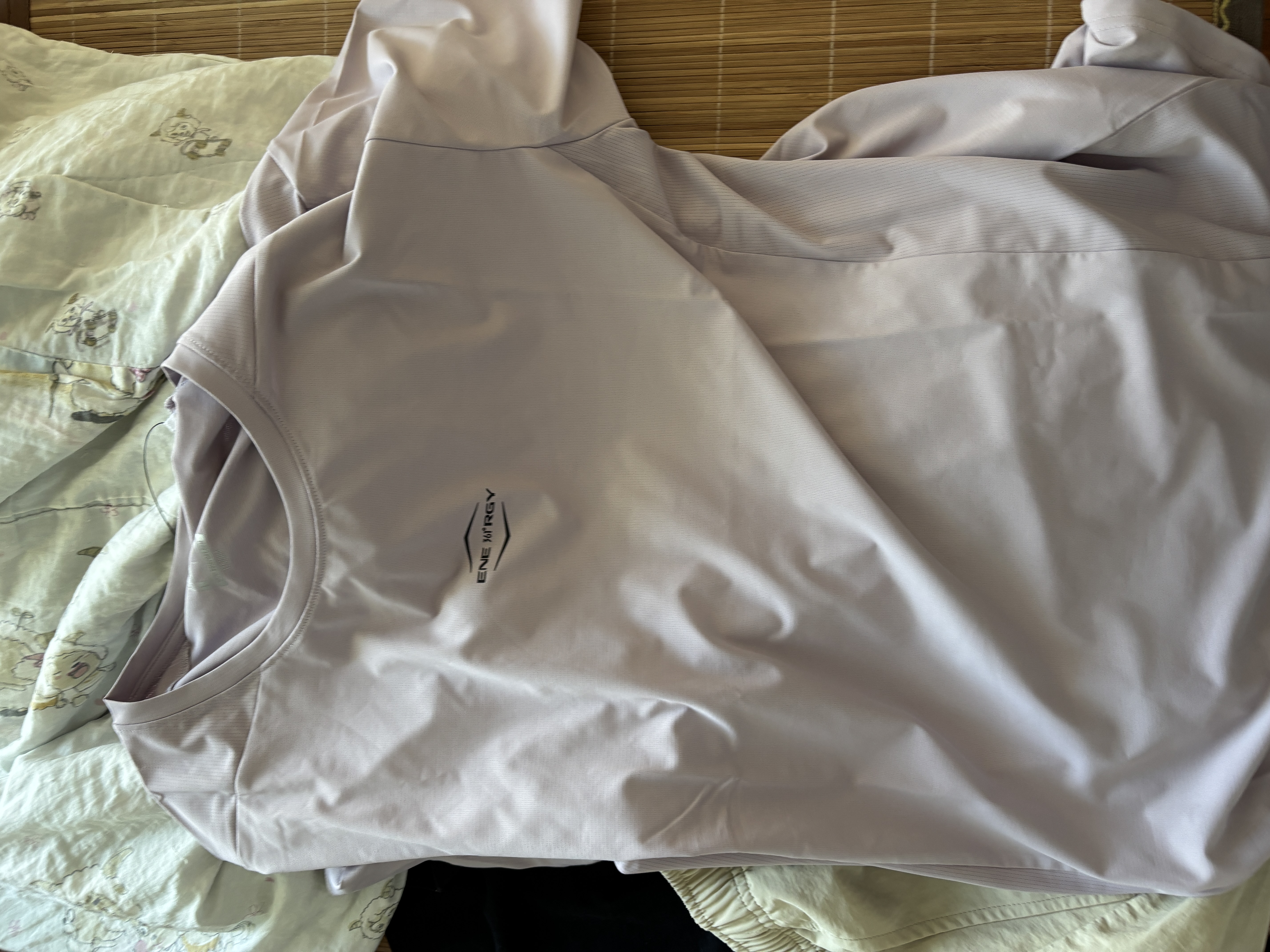 361°t恤男夏季薄荷T速干寬松健身運動休閑短袖清涼上衣服652624124-6 曬單實拍圖
