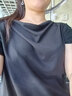森馬（Semir）涼感T|短袖T恤女夏季短款一字領緊身套頭衫2026上衣109326100032 曬單實拍圖