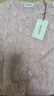 ERDOS 26早春圓領翻花立體花朵圖案女開衫針織衫 嬰兒粉 M 165/84A 曬單實拍圖