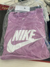 耐克女子標志短袖T恤純棉半袖印花輕便休閑柔軟舒適NIKE DX7907 504淺品紅 M 曬單實拍圖