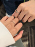 迪后（Dirholl）璀璨星河情侶對(duì)戒輕奢男女求婚訂婚戒520情人節(jié)禮物送女友老婆 璀璨星河對(duì)戒 曬單實(shí)拍圖