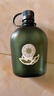樂基因（nalgene）運動塑料水杯隨手杯進口水壺軍訓大容量便攜式扁形戶外健身防漏 特價【外觀微瑕】墨綠色 1000ml 曬單實拍圖