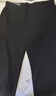 海瀾之家（HLA）休閑褲男輕商務時尚系列涼感彈力褲子男夏季 黑色80【四面彈長褲】 HKCAW1J040A 36 180/92A推薦161~170斤 曬單實拍圖