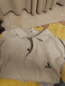 JEEP吉普短袖T恤男士夏季polo衫潮流休閑寬松涼感衣服男裝軍綠3XL 曬單實拍圖