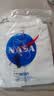 NASA MARVEL套裝男士夏季寬松休閑雙色拼接上衣短褲兩件套 白紅套裝 XL 曬單實拍圖