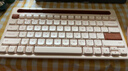 B.O.W 航世 K150 ipad藍(lán)牙鍵盤鼠標(biāo)套裝pro帶卡槽辦公鍵鼠 男女生適用安卓ipad平板筆記本電腦無(wú)線鍵鼠 奶咖色【三藍(lán)牙鍵盤+粉鼠標(biāo)】丨支持多設(shè)備連接 曬單實(shí)拍圖