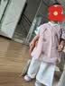 班喜迪女童套裝夏裝2026新款時髦洋氣寶寶無袖上衣兒童褲子公主夏季衣服 曬單實拍圖