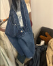 優衣庫牛仔裙褲/水洗產品女裝闊感裙褲26春夏新款488694 487976/65寶藍色 29 /165/74A 曬單實拍圖