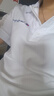 冠軍涂鴉丨連衣裙夏季女裝2026新款polo領純棉裙子短袖包臀修身顯瘦潮 白色刺繡款 L 110-120斤 曬單實拍圖