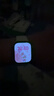 Apple Watch Series 11 GPS+蜂窩 鋁金屬表殼橡膠表帶 智能手表 玫瑰金色表盤+S/M淡桃粉色表帶 42毫米 曬單實拍圖