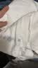 茵曼（INMAN）【亞麻】透氣顯瘦藍色印花簡約T恤2026春夏女裝新款罩衫上衣 米白色-第一批 XL 曬單實拍圖