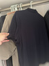 Calvin KleinJeans夏季男女同款情侶商務休閑ck純棉珠地網眼純色短袖T恤POLO CEF-藏藍 L 曬單實拍圖