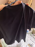 OFF-WHITE?情侶裝新款純棉寬松印花短袖T恤男士高端運(yùn)動(dòng)T恤 黑色 L 曬單實(shí)拍圖