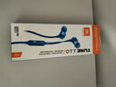 JBL T110 入耳式耳機立體聲運動游戲電腦耳機手機有線耳機帶麥可通話 輕量化設(shè)計 內(nèi)置麥克風(fēng) 藍(lán)色 曬單實拍圖