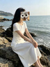 圣保美法式氣質(zhì)白色短袖連衣裙女夏季2026新款高級(jí)感韓系收腰顯瘦長(zhǎng)裙子 【白色】 S 碼 曬單實(shí)拍圖