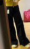 Levi's【補貼改褲】李維斯女士美式休閑復古318寬松闊腿牛仔褲 黑色 建議拍大一碼 25 (30) 曬單實拍圖