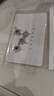 KZD老鳳凰無耳洞耳飾北極星潮流磁吸耳釘美式磁鐵耳環學生耳飾耳夾閃 藍+黃+黑+綠【合裝】 無耳洞磁吸耳夾款 曬單實拍圖