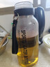 臻廚聚玻璃杯大容量水杯男士便攜車載泡茶杯一鍵開蓋高硼硅茶水分離杯子 一鍵開蓋玻璃杯1000ml【贈原裝杯套】 曬單實拍圖