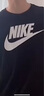 耐克（NIKE）情侶套裝短袖t恤衣服 男女同款學(xué)生休閑寬松純棉舒適休閑班服上衣 偏大單件AR4999-101/男女同款 S/165/84A 曬單實(shí)拍圖