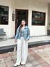 波司登（BOSIDENG）26秋新款90鵝絨戶外輕量排骨條羽絨服女款合體連帽外套B260131334 【店長推薦】天穹藍5C03 S 160/84A 體重約100-110斤 曬單實拍圖