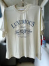 moussy 新品復古感字母印花寬松短袖T恤女028JSX90-1092 010白色 均碼 曬單實拍圖