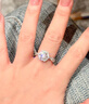 琦君培育鉆石戒指女求定結婚戒指D色VVS鉆石鉆戒紀念日七夕送老婆禮物 一克拉培育鉆戒/D色/VVS/3EX/NGTC 12 曬單實拍圖