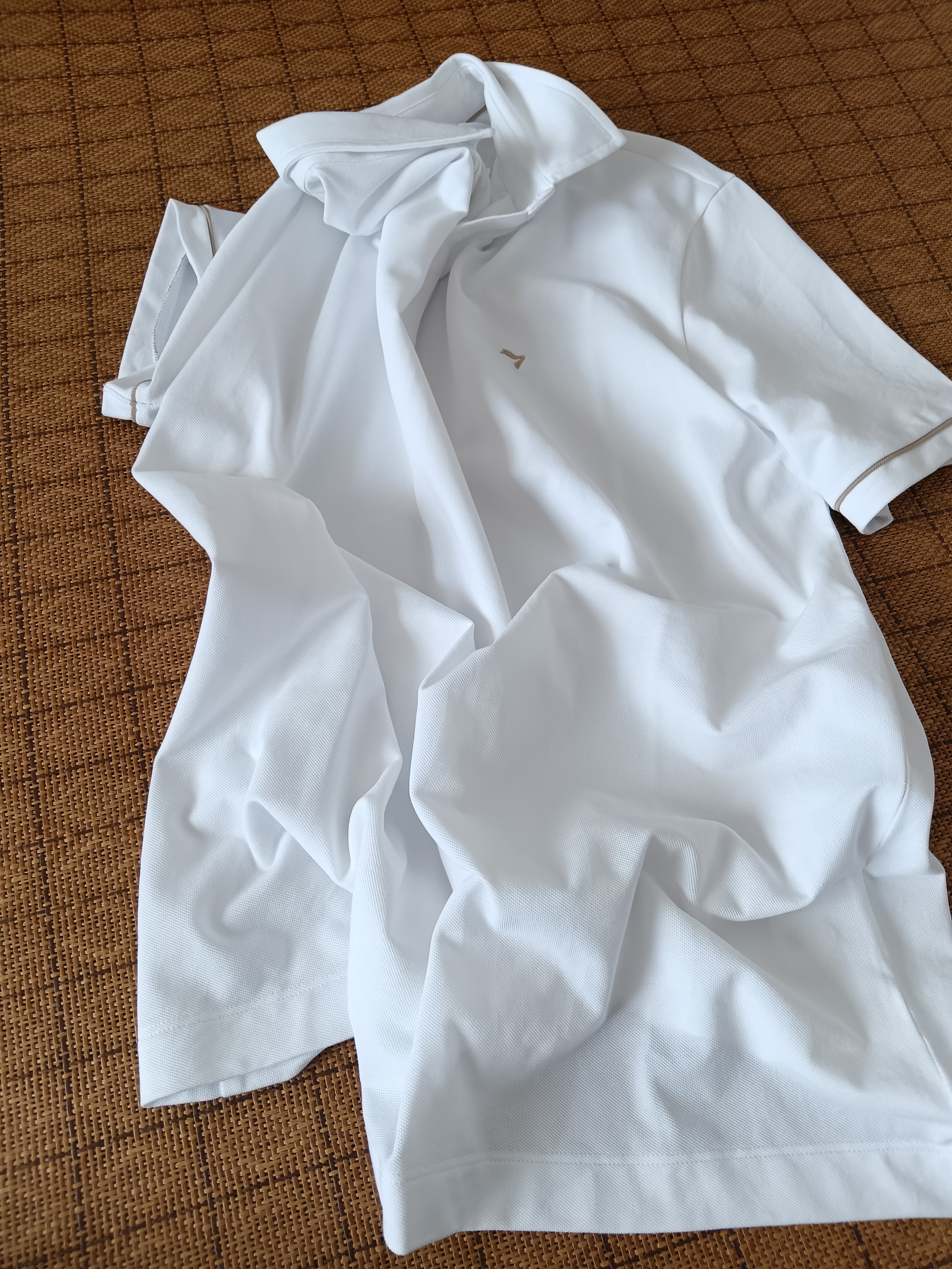 柒牌【10A抗菌2A防螨】男士夏季涼感商務POLO衫透氣短袖上衣裝L 曬單實拍圖