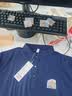 凡客誠品（VANCL）男士POLO衫夏季新款輕商務(wù)休閑短袖涼感防曬冰絲無痕T恤 藏青 L 曬單實拍圖