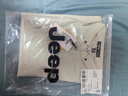 JEEP吉普冰絲短袖T恤男士夏季半拉鏈立領休閑打底衫上衣服卡其2XL 曬單實拍圖