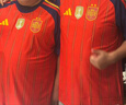 adidas西班牙國家隊世界杯冠軍主場二星球衣 球員版阿迪達斯官方 鮮紅   3XL 曬單實拍圖