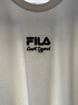 FILA斐樂官方男短袖T恤秋簡約休閑字母圖案上衣舒適百搭t恤衫 甜乳白-IV M 170/92A/M 曬單實拍圖