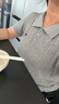 霧道夏季Polo領(lǐng)圖案刺繡短袖女T恤女款2026年最新款洋氣上衣時尚 曬單實拍圖