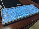 ATK梵塔FUZZY60/63V2磁軸鍵盤標準版 velota無畏契約電競游戲客制化機械鍵盤 FUZZY63V2標準版 冰藍 6系鋁定版 曬單實拍圖