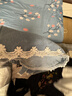 皇室童緣女童花朵刺繡牛仔短褲26夏款可愛花邊愛心寬松童裝褲子中大童 曬單實拍圖