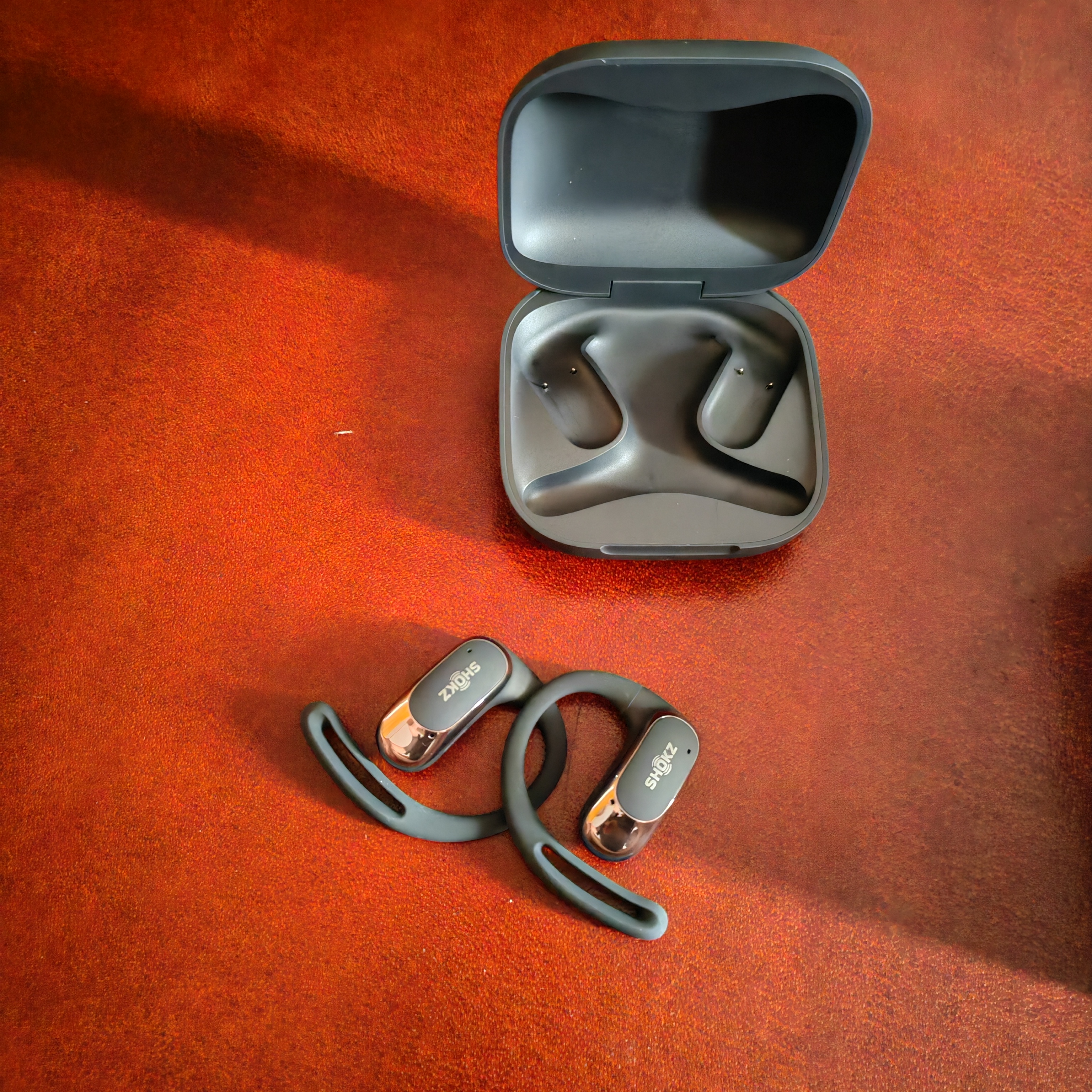 韶音（SHOKZ）【立省290元】OpenFit Air 開放式耳機藍牙耳機掛耳式耳機超長續航運動跑步適用蘋果華為 玄武黑 學生認證享30元優惠 曬單實拍圖