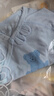 全棉時代新生兒衣服半背衣無骨純棉寶寶和尚服嬰兒護肚上衣 微光藍 52碼 曬單實拍圖