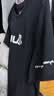 FILA斐樂x熊貓工廠聯名女子短袖T恤熊貓刺繡修身純棉百搭運動休閑上衣 正黑色-BK（修身款建議拍大一碼） M 165/84A/M 曬單實拍圖