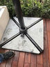 天裕成家具 羅馬太陽(yáng)戶(hù)外傘遮陽(yáng)傘花園庭院露臺陽(yáng)臺太陽(yáng)傘別墅露天防曬傘 土豪金-3米方形配注水約70KG水箱 曬單實(shí)拍圖