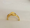周生生七夕黃金戒指無盡的愛足金絲帶活口戒女款27924R計(jì)價(jià)2.5克 曬單實(shí)拍圖