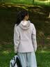 KOLON SPORT/可隆風脊石墨烯軟殼夾克 女子戶外透濕防潑水防風外套 LKJK6WNT02-LP 淺粉色 M 165/88A 曬單實拍圖