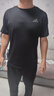 阿迪達斯（adidas）26新款短袖男款夏季輕薄速干短袖戶外運動圓領休閑T恤 黑色 2XL 曬單實拍圖