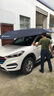 邁牛汽車(chē)遮陽(yáng)傘智能全自動(dòng)防曬車(chē)衣車(chē)套半罩移動(dòng)車(chē)棚傘遮陽(yáng)板 全自動(dòng)【4.2*2.1m】銀灰+支架 曬單實(shí)拍圖