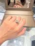 琦君培育鉆石戒指女一克拉培育鉆戒定求結婚戒指紀念日表白禮物送女友 一克拉培育鉆戒/D色/VVS/3EX/NGTC 12 曬單實拍圖